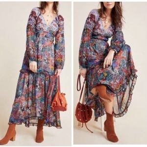 ❤️ Anthropology Maeve Annabelle Maxi Dress
